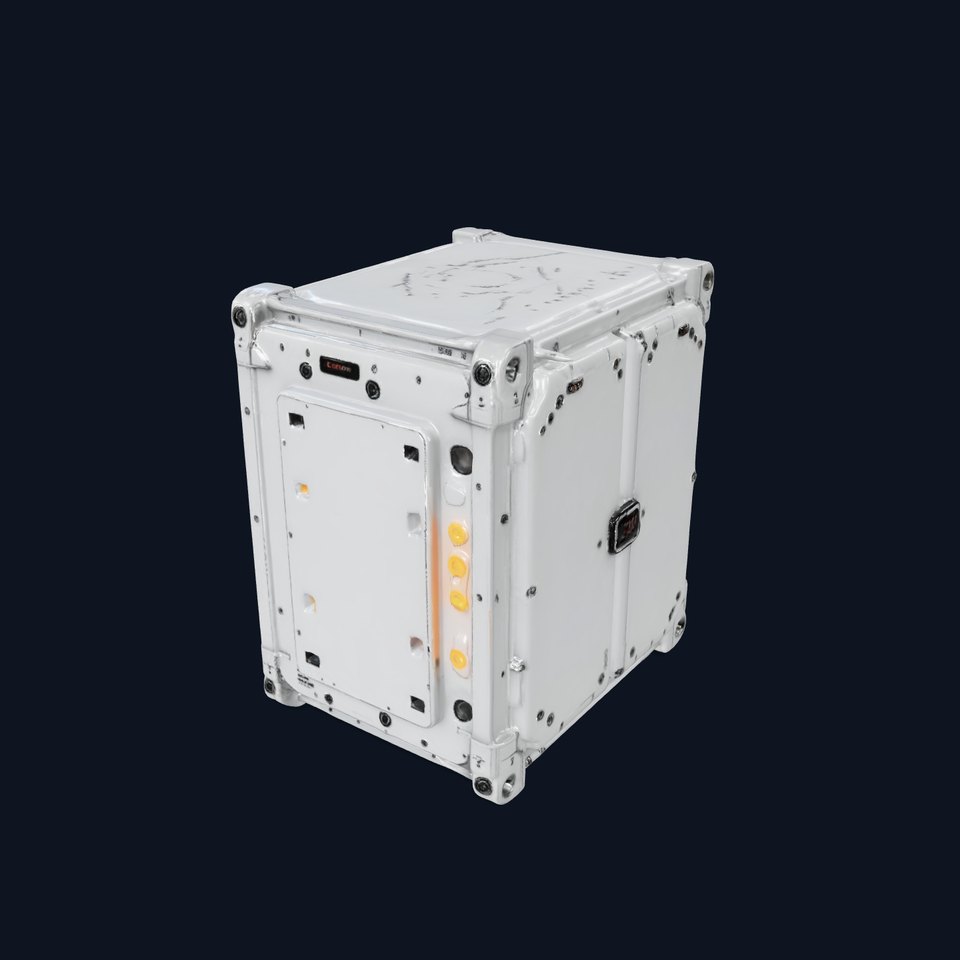 Industrial Container Model Pack with Orange Indicators